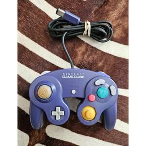 Official OEM Nintendo GameCube Controller Indigo Purple DOL-003